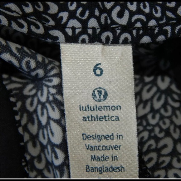 Lululemon DEPARTURE PANT/6/PLUSH PETAL BLACK GHOST/Size-8 - Picture 3 of 8